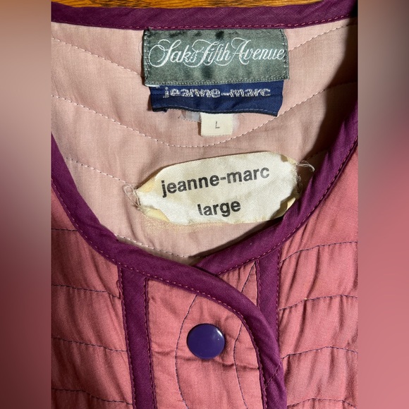 Rare! Vintage late 70’s Jeanne Marc quilted jacket for Saks - Picture 7 of 7